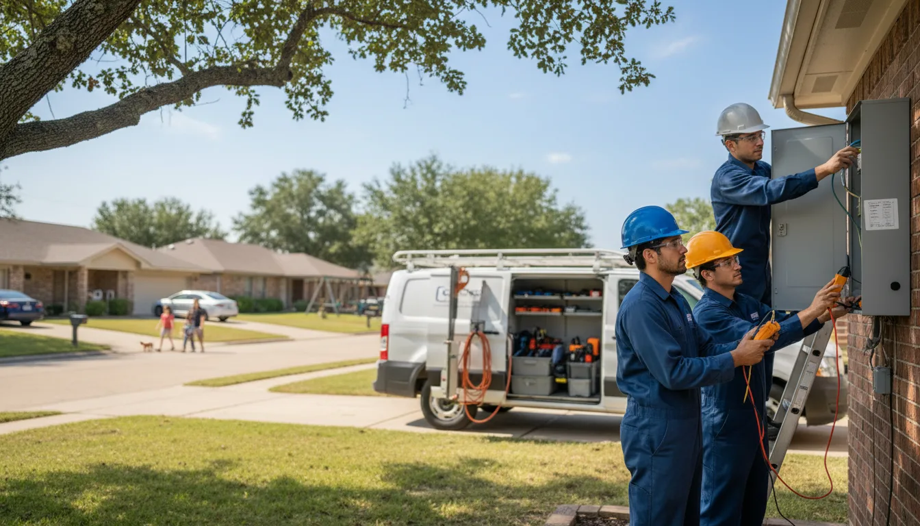 Certified electrician providing emergency electrical services in Dennison, OH